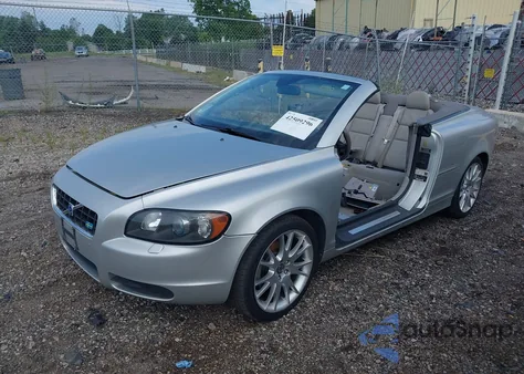 2007 Volvo C70 T5 из США, поврежденный, VIN YV1MC68207J023763